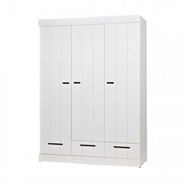 Armoire "vestiaire" 3 portes / 3 tiroirs Connect