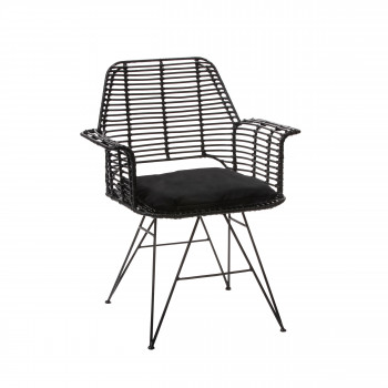 Fauteuil design en rotin Iguazu