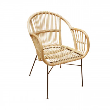 Fauteuil design en rotin Buleleng