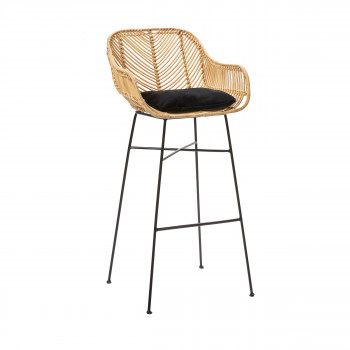 Tabouret de bar en rotin 76 cm Nunuhai