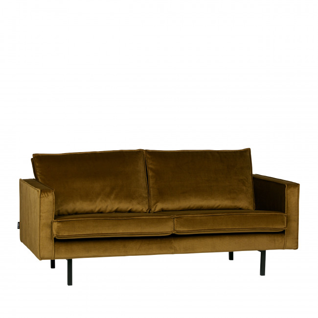 Canapé velours 3 places Velvet Bronco Gris