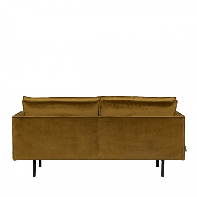 Canapé velours 3 places Velvet Bronco Gris