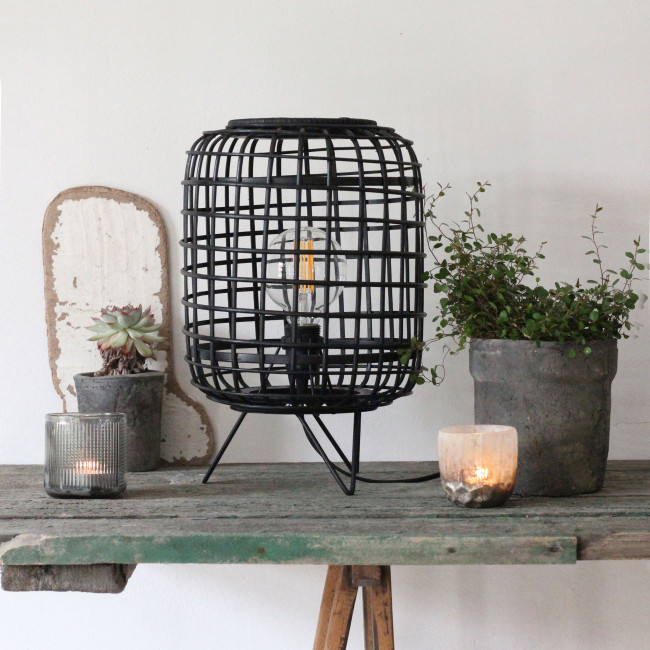 Lampe poser en rotin Penang Redcartel Drawer Lampe poser en rotin Penang Redcartel Drawer