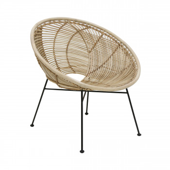 Fauteuil en rotin Hellendoom