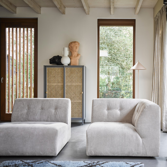 Lampadaire design en métal Winsum