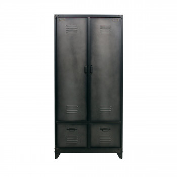 Armoire en métal noir Locker