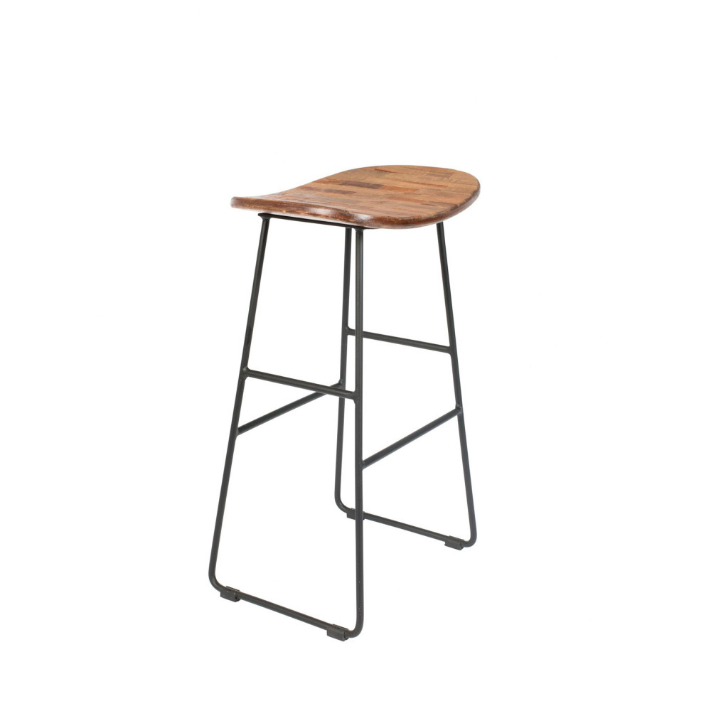 Tangle - Tabouret de bar 62cm - Couleur - Naturel