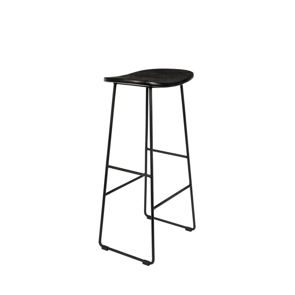 Tangle - Tabouret de bar 76cm - Couleur - Noir