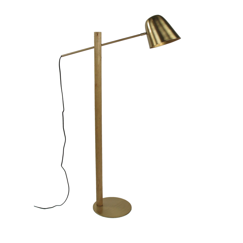 saturn - lampadaire design - couleur - or