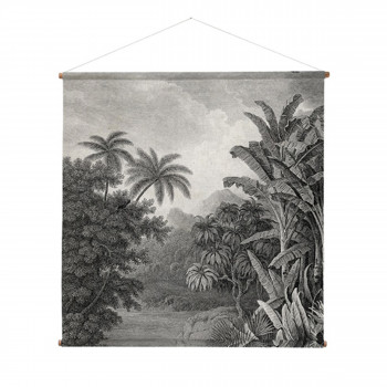 Déco murale imprimé végétal XXL Jungle