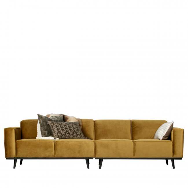 Canapé 4 places en velours Statement
