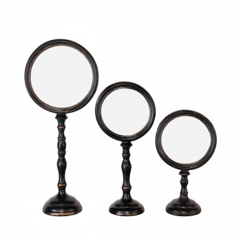 Ensemble de 3 miroirs sur pieds Calan