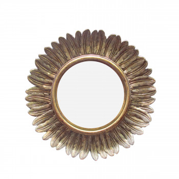 Plume - Miroir soleil ø22 cm