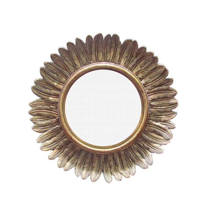 Plume - Miroir soleil ø22 cm
