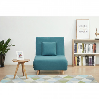 Fauteuil 1 place convertible Adron gris
