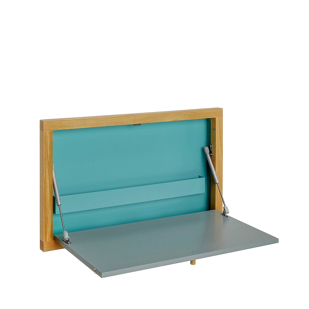 brenta - bureau mural contemporain - couleur - turquoise