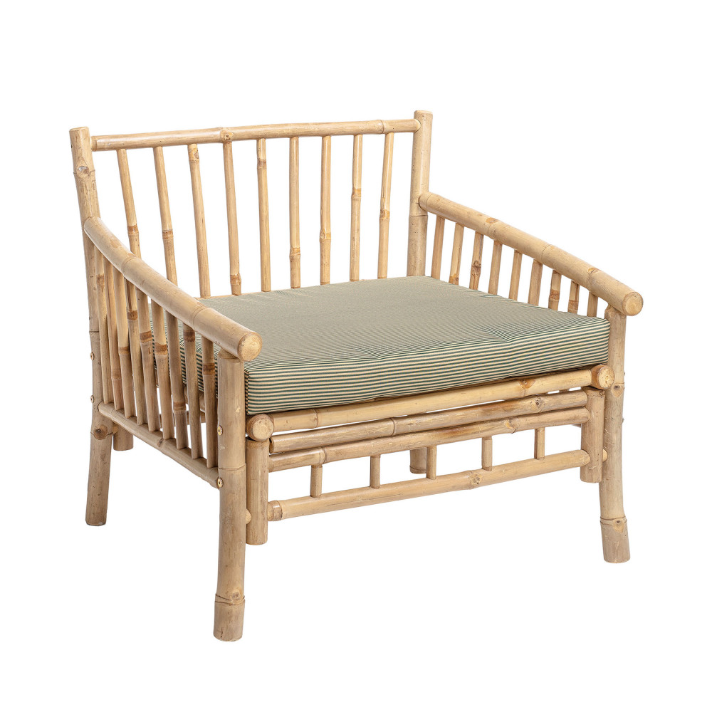 sole - fauteuil de jardin en bambou - couleur - bambou