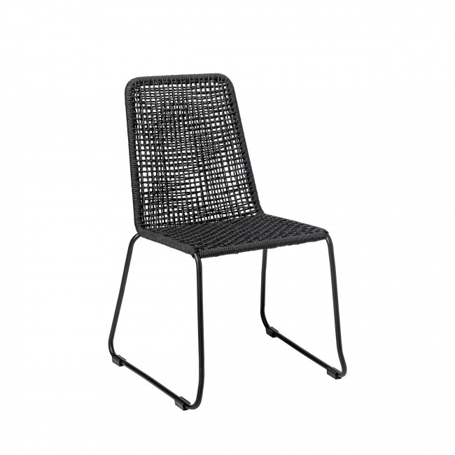 Mundo - Chaise de jardin en métal et résine