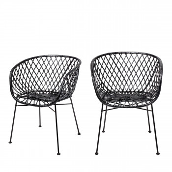 Kama - 2 fauteuils en rotin