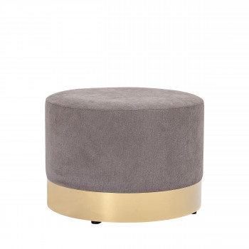 Dia - pouf en velours ø55cm