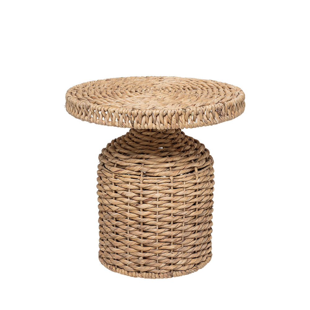 Camo - Table d'appoint en jacinthe d'eau - Couleur - Naturel