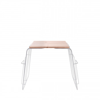 Wired - Table d'appoint en bois et métal