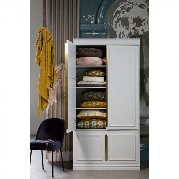 Lot de 2 chaises design en velours Vogue