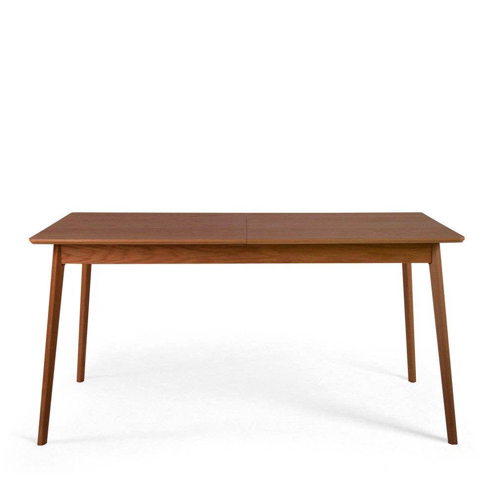 Skoll - Table à manger extensible 150-200x80cm - Couleur - Bois foncé