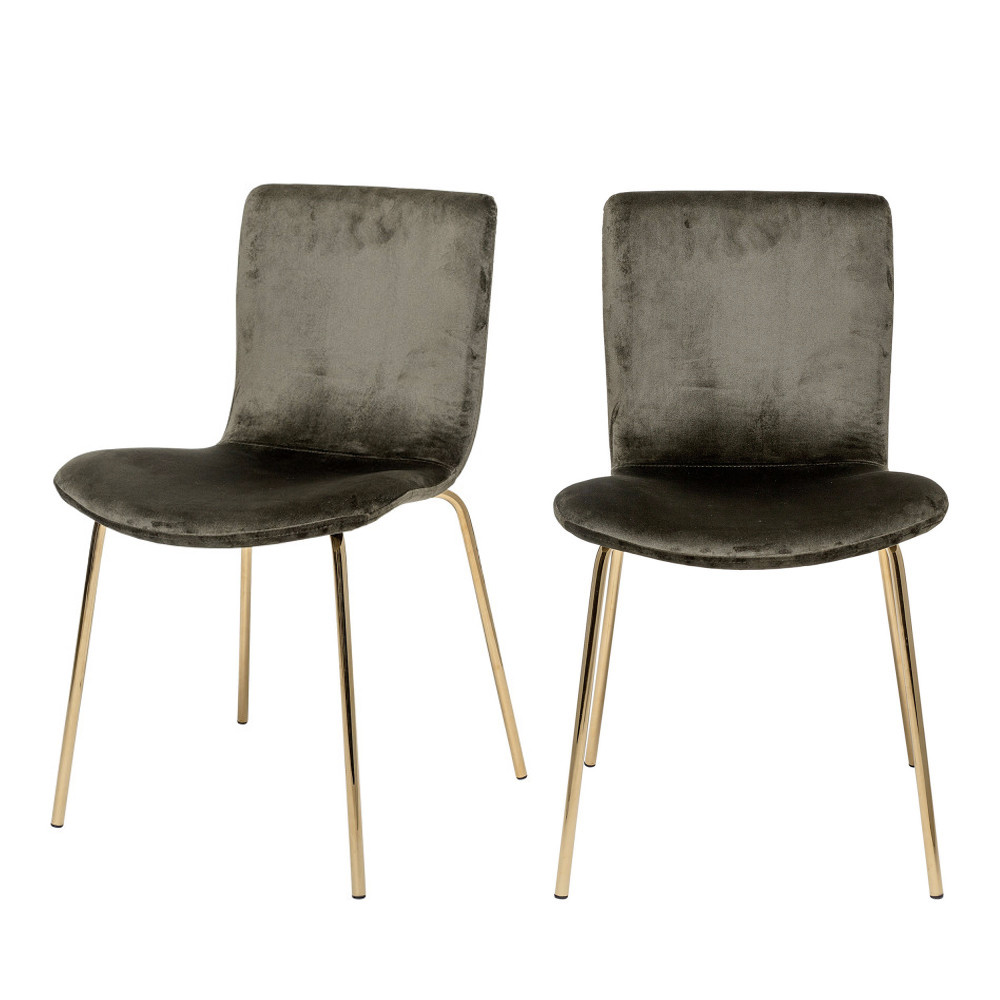 7 chaises pieds dorés Bloomingville - BLOOM 7 chaises pieds dorés Bloomingville - BLOOM