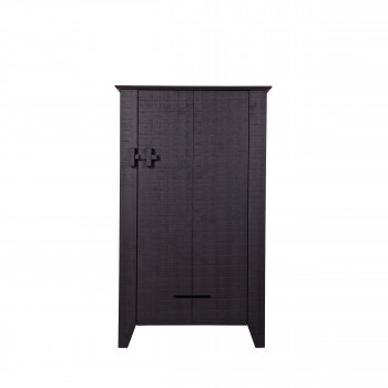 Gijs - Armoire 1 porte en pin brut