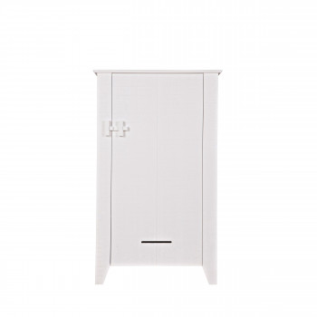 Gijs - Armoire 1 porte en pin brut