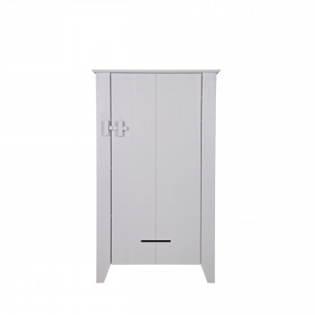 Gijs - Armoire 1 porte en pin brut