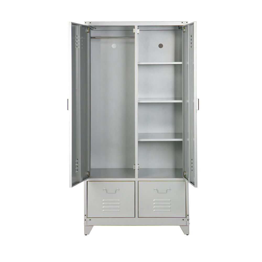 Armoire en métal noir Locker Drawer
