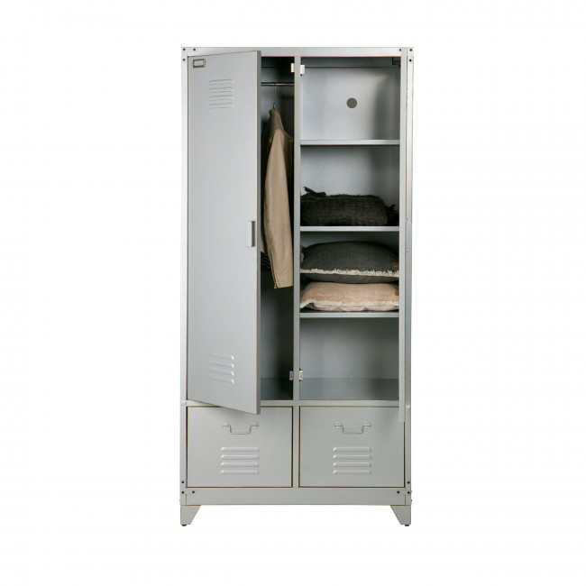 Armoire en métal noir Locker Drawer