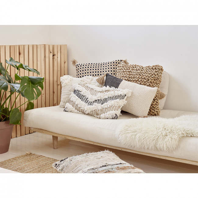 Coussin en jute Nourio