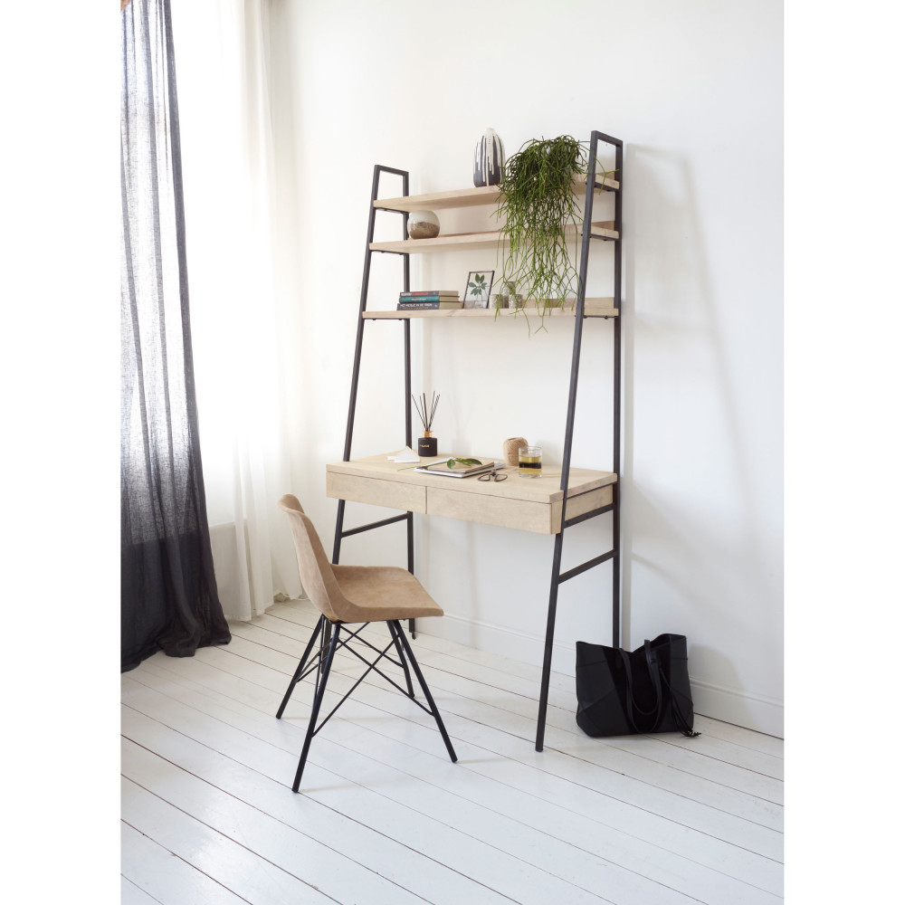 Bureau en bois et métal Marie - Drawer