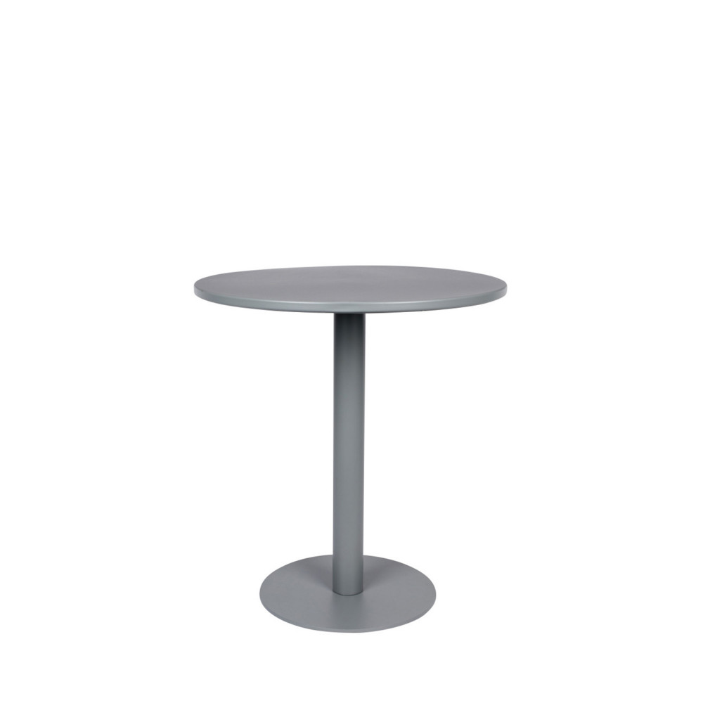 Metsu - Table de bistrot ronde - Couleur - Gris clair