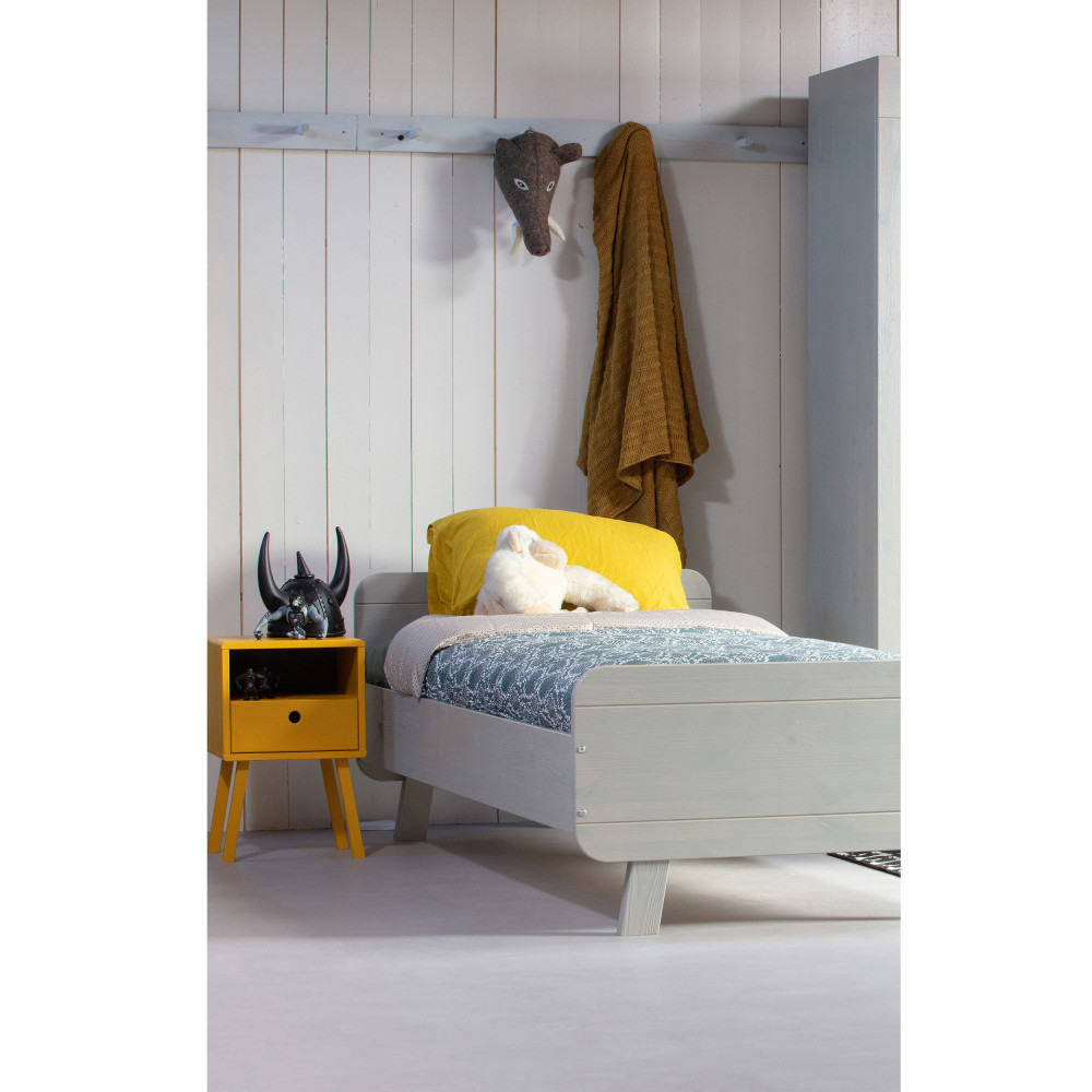 Sammie - Table de chevet en pin massif - Drawer