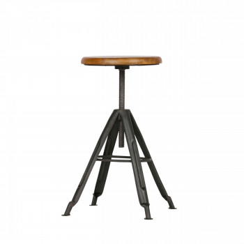 Brenna - Tabouret de bar à vis