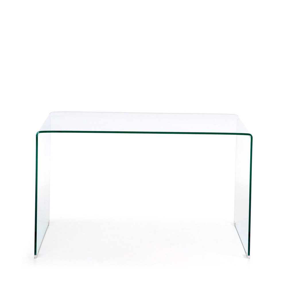 Bureau 120x60 Avec Plateau En Verre Et Pieds Meta Treteaux Wizy