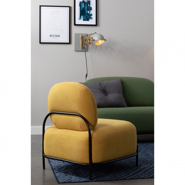 Polly - Fauteuil lounge en tissu