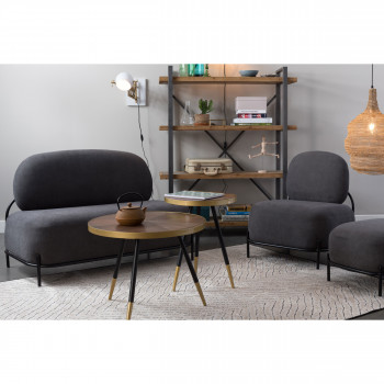 Polly - Fauteuil lounge en tissu