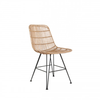 Puico - Chaise design en rotin