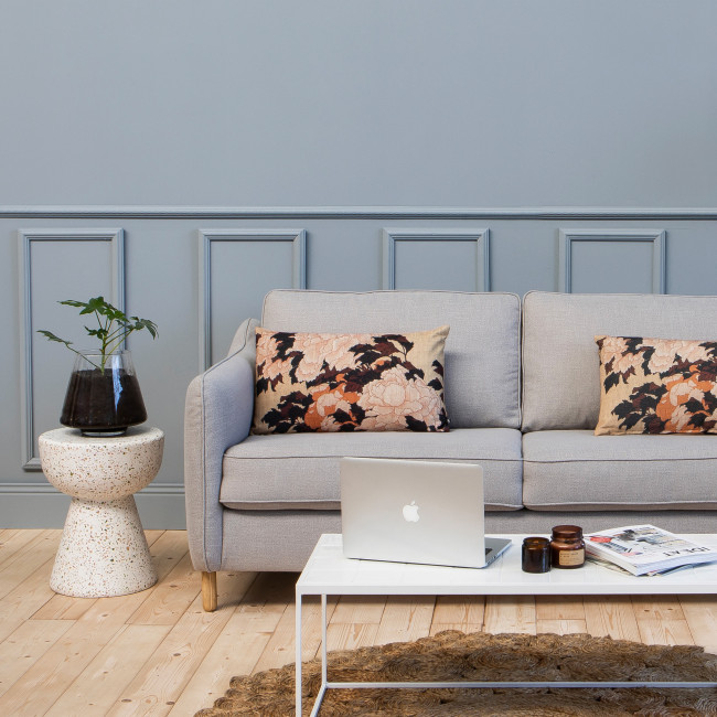 Vornay - Canapé convertible 3 places en tissu