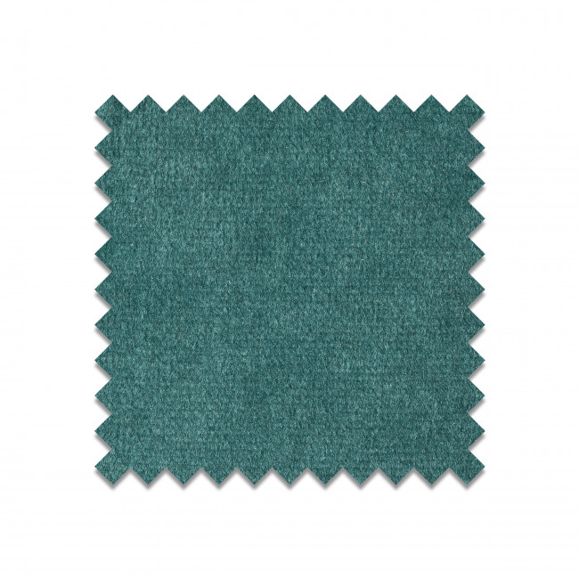 Échantillon gratuit tissu velours vert turquoise VELVET75