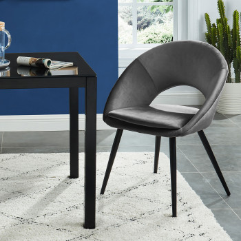 Kablar - Chaise en velours