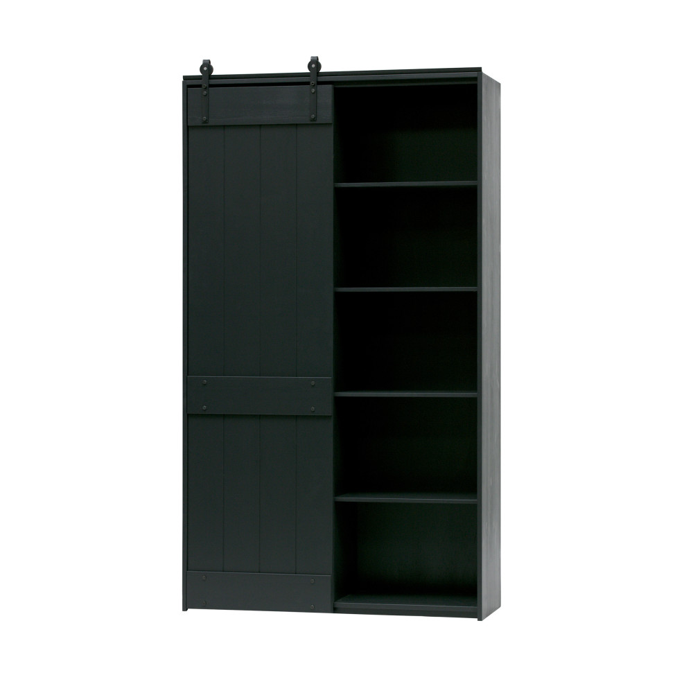 Derby - Armoire en pin massif à porte coulissante - Drawer