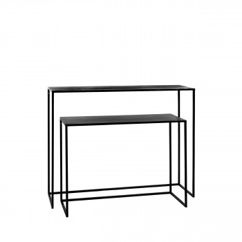 Eszential - Lot de 2 consoles en métal