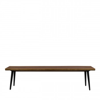 Banc design en bois de noyer 180cm Alagon Dutchbone