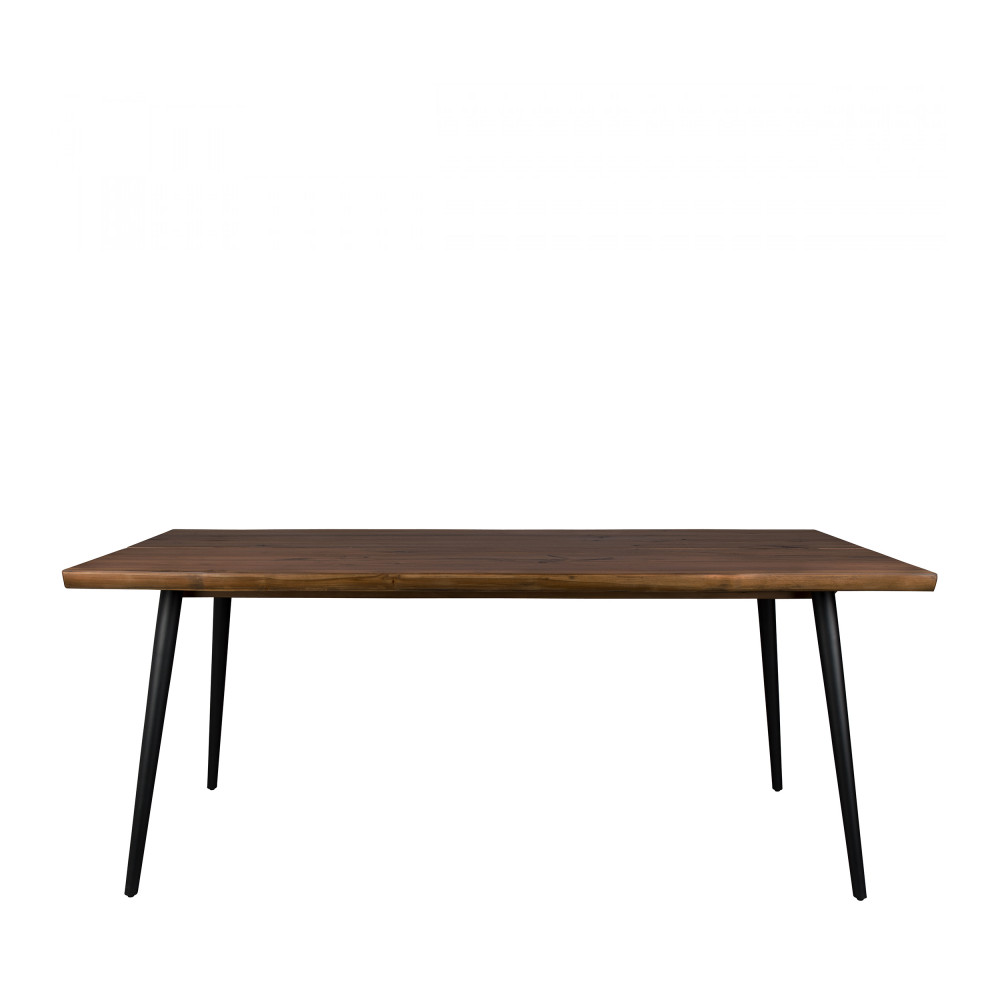 Alagon - Table à manger 180x90cm - Couleur - Bois foncé